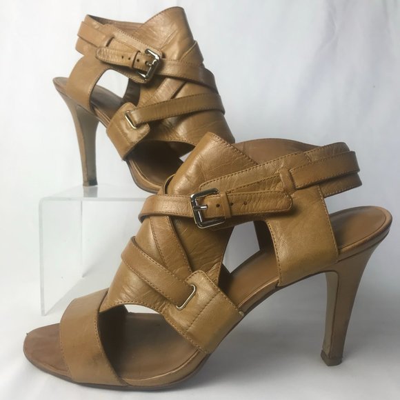 Nine West Light Brown Heels - Picture 1 of 7